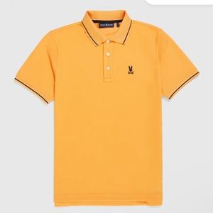 NWT Mens Crosby Sport Polo Golf Orange Soda Sz S